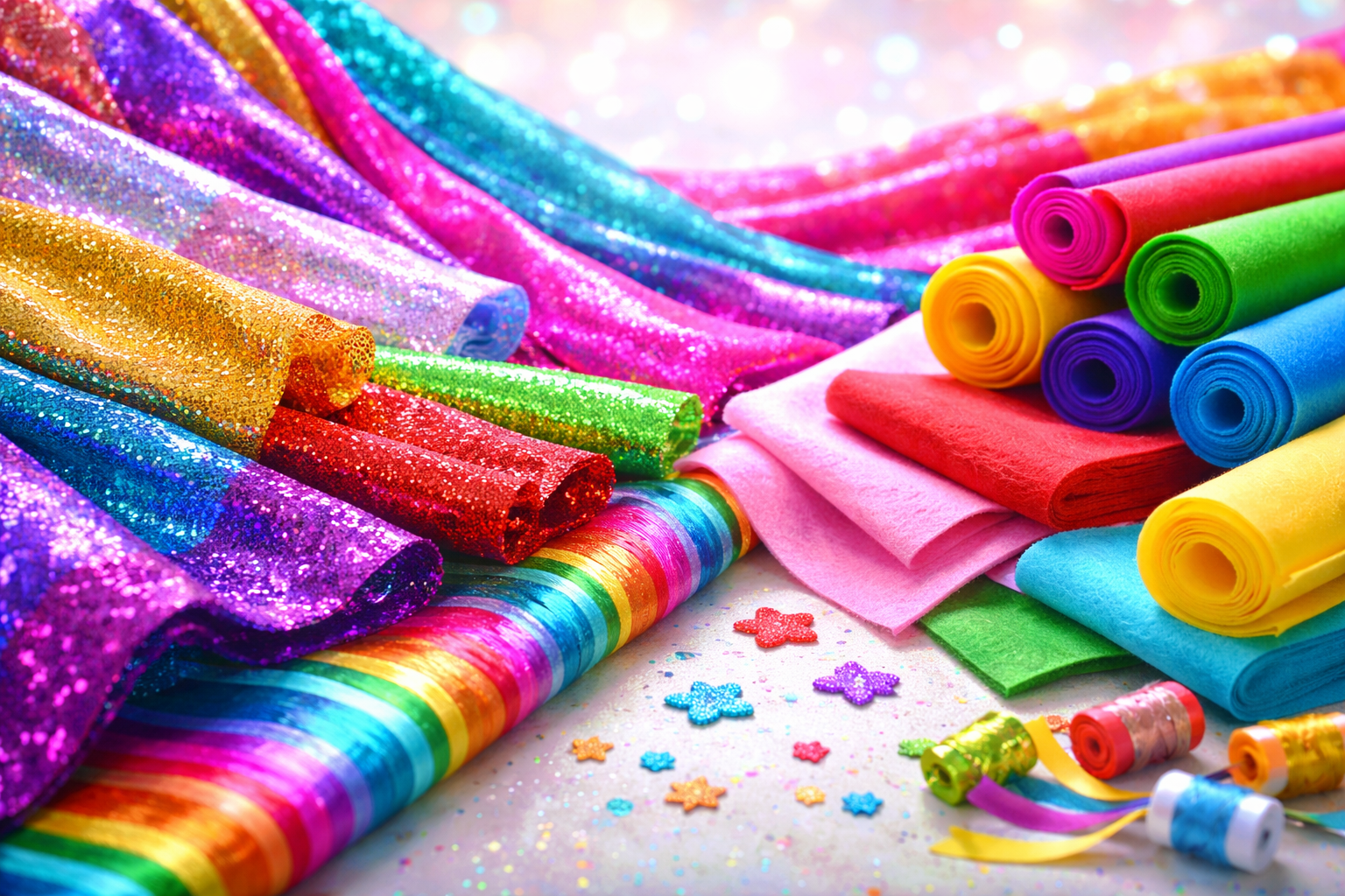 tejidos de telas de decoracion, navidad, carnaval